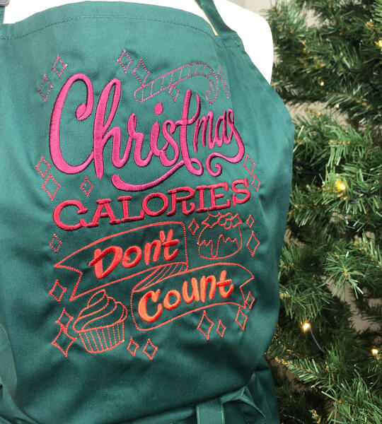 Schort Christmas calories